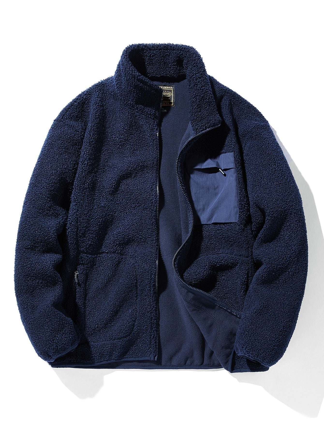 Easton | Teddy Fleece Zip Up Coat - Image 5