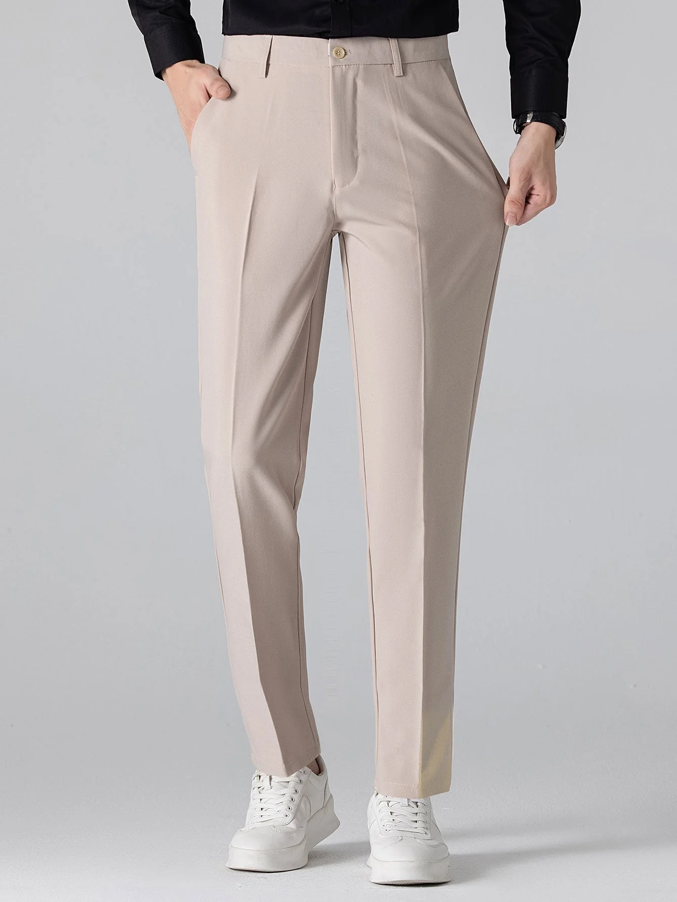 hola HIGH NECK SHIRT & SLIM FIT FLARED LEG PANTS - Image 27