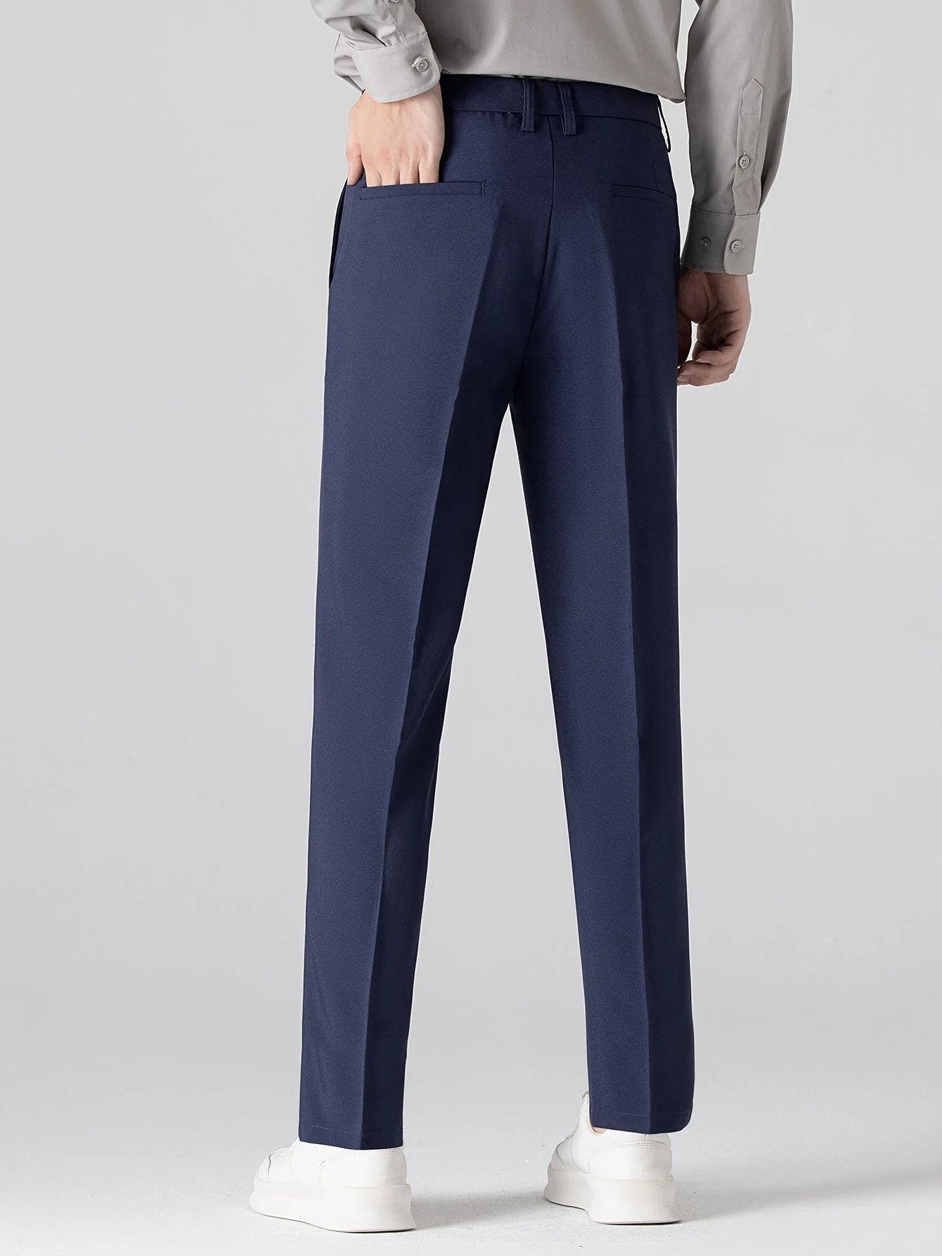 hola STRIPED LONG SLEEVE BUTTON-DOWN SHIRT & SLIM FIT WIDE LEG PANTS - Image 14