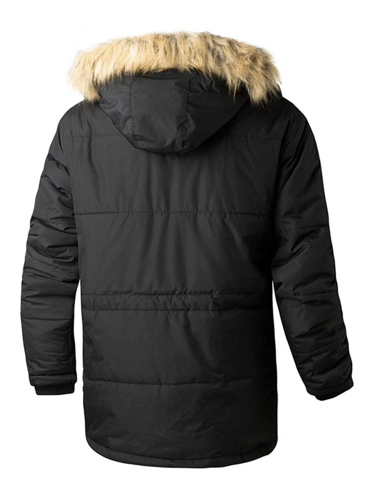 Kai | Faux Fur Collar Detachable Hooded Coat - Image 5