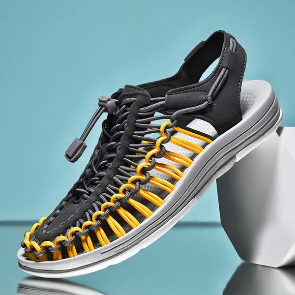 MEN'S HANDWOVEN BEACH SANDALS - Image 18