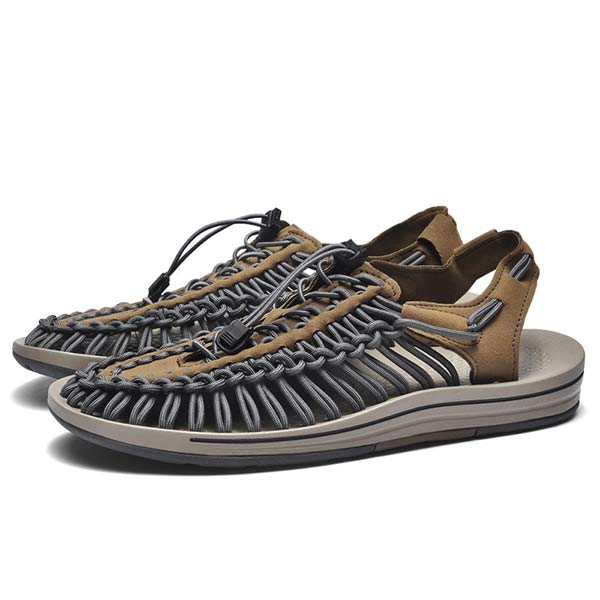 MEN'S HANDWOVEN BEACH SANDALS - Image 25