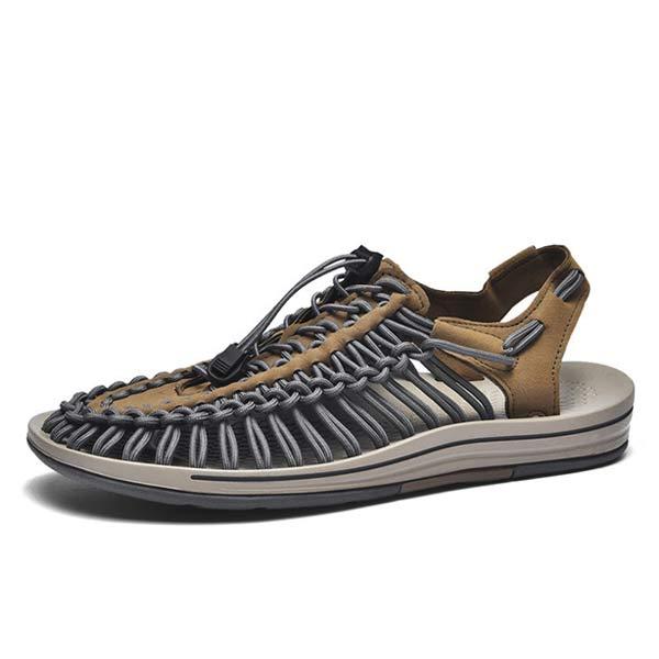 MEN'S HANDWOVEN BEACH SANDALS - Image 6